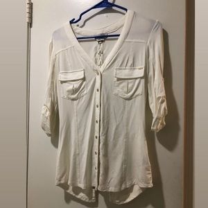 Bebe 3/4 sleeve top